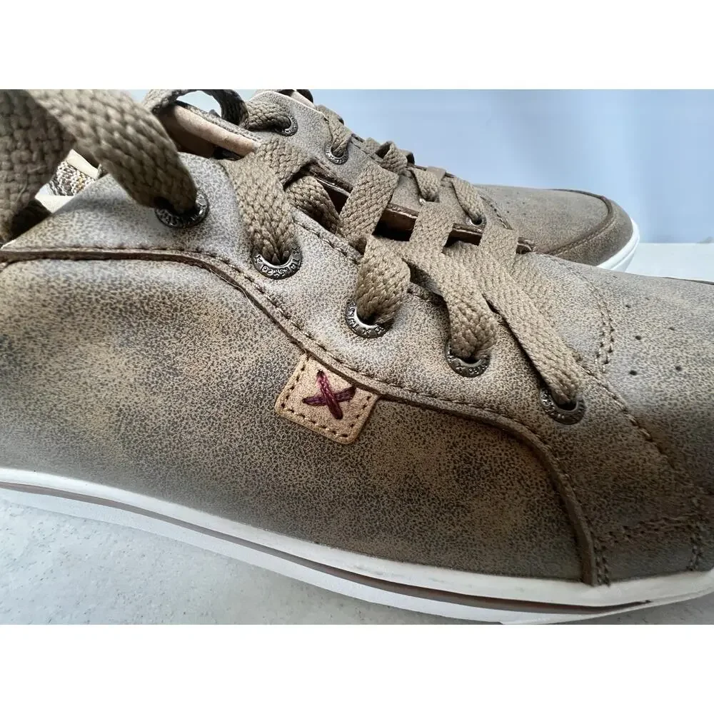 TWISTED X Men's 11.5 M Casual Shoes Size Lace Up Leather Brown Bomber MCA0055